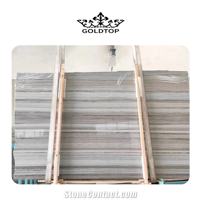 Wholesale Decorative Stone Crystal Wood Grain Marble Slabs
