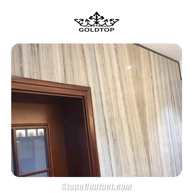 Wholesale Decorative Stone Crystal Wood Grain Marble Slabs