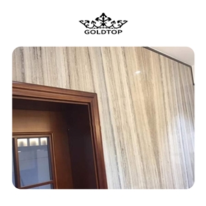 Wholesale Decorative Stone Crystal Wood Grain Marble Slabs