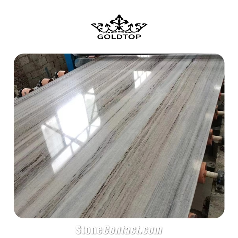 Wholesale Decorative Stone Crystal Wood Grain Marble Slabs
