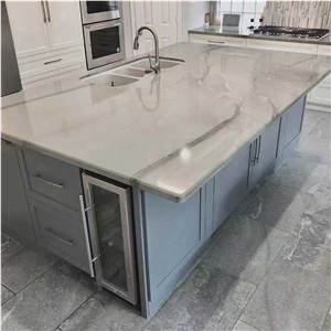 Wonderful Line White Slabs & Tiles For Floor Stair