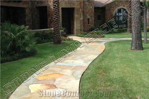 Brown Mist Sandstone Wall Flagstone