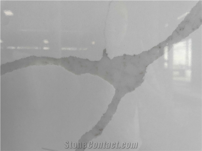 Good Quality Calacatta Quartz Philippines Origin NQ7208