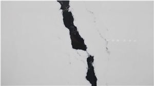 NQ0297 Badan White Calacatta Quartz Marble Look