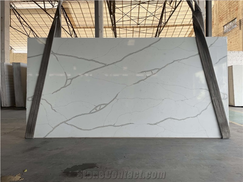 NQ7201 Calacatta Vagli Monica Quartz Philippine Badan