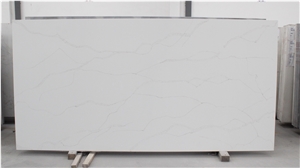 NQ9202 Super White Calacatta Quartz Slabs