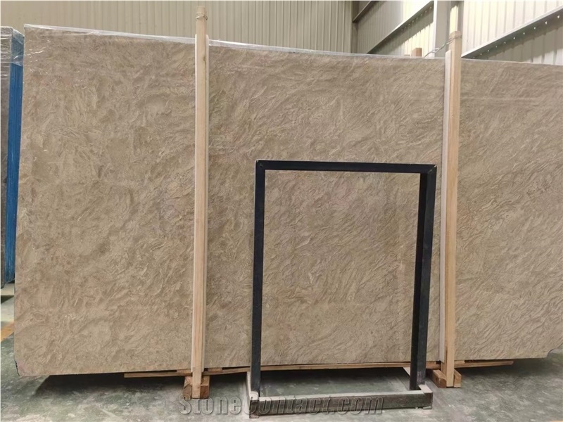 Aman Rose Beige Marble Slab