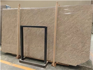 Aman Rose Beige Marble Slab