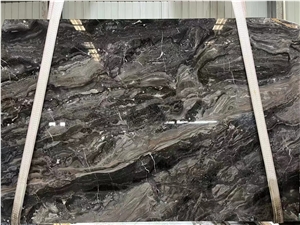 Arabescato Orobico Grigio Brown Marble Slab