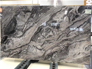 Arabescato Orobico Grigio Brown Marble Slab