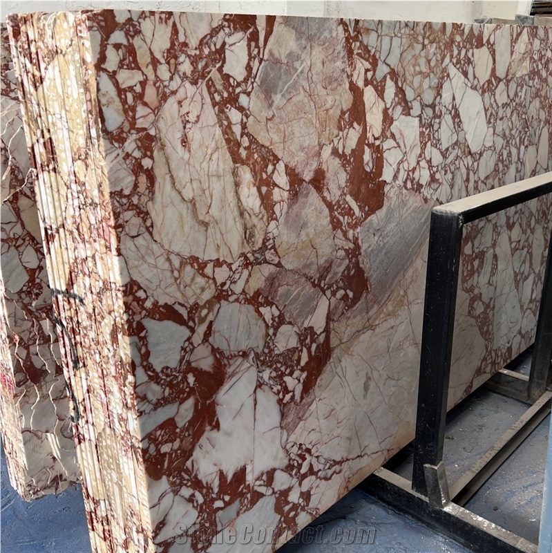 Carmen Rossa Queen Marble Slab