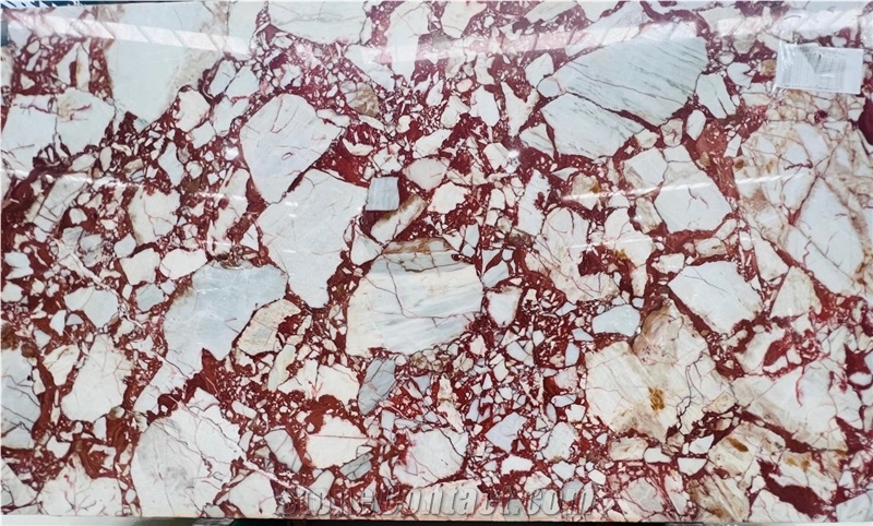 Carmen Rossa Queen Marble Slab