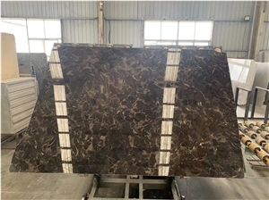 Chinese Brown Marble Slab