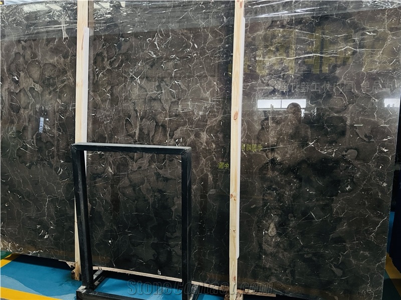 Chinese Brown Marble Slab