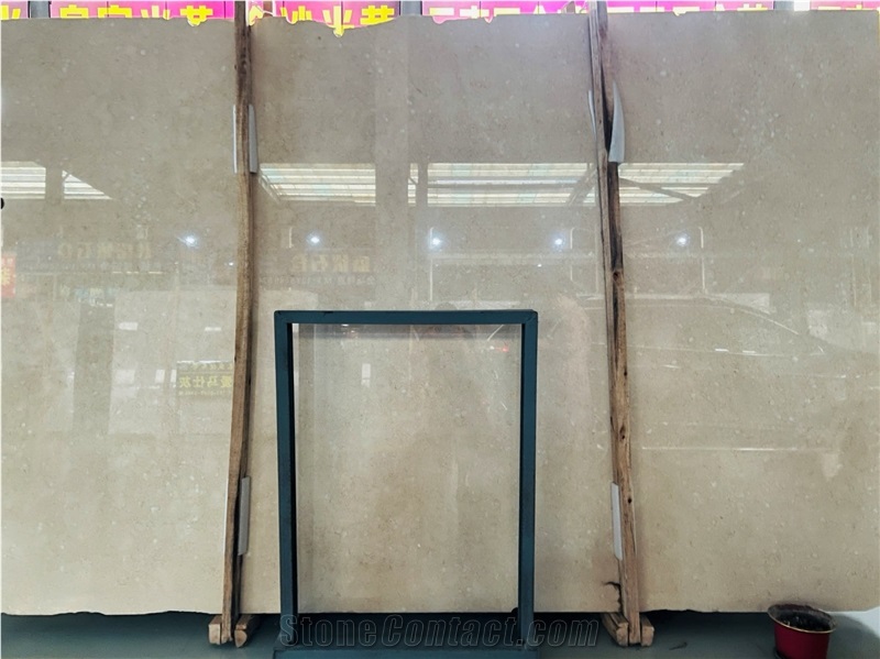 Egyptian Galala Medium Beige Marble Slab