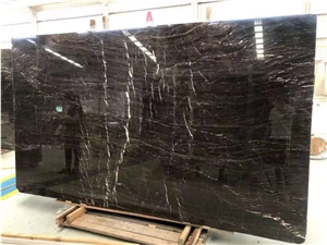 Euro Wooden Brown Marble Slab