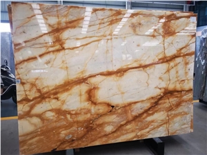 Giallo Siena Unito Marble Slab