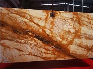 Giallo Siena Unito Marble Slab