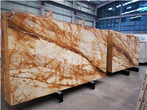 Giallo Siena Unito Marble Slab