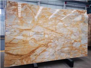 Italy Giallo Siena Marble Slab