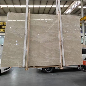 Omani Light Beige Marble Slab
