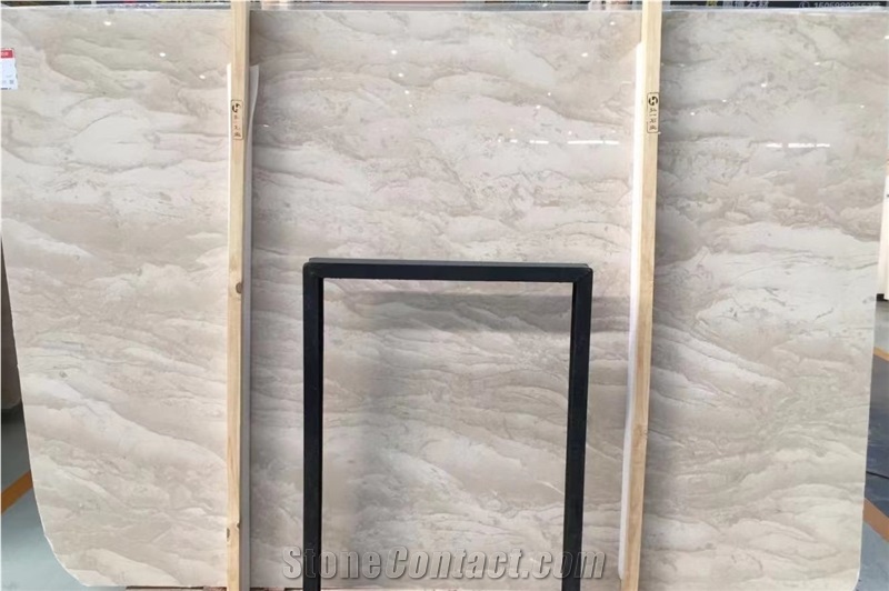 Omani Light Beige Marble Slab