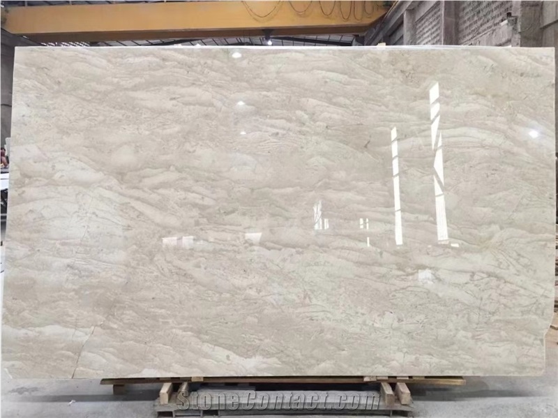 Omani Light Beige Marble Slab