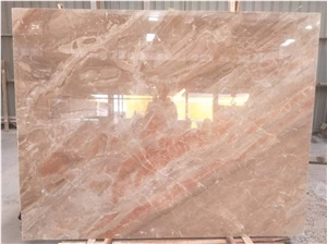 Polished Breccia Oniciata Rosa Marble Slab