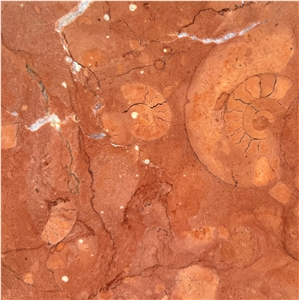 Polished Rosso Alicante Marble Slab