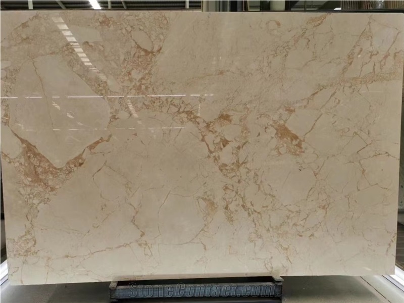 Polished Turkey Cappuccino Golden Marble Slab