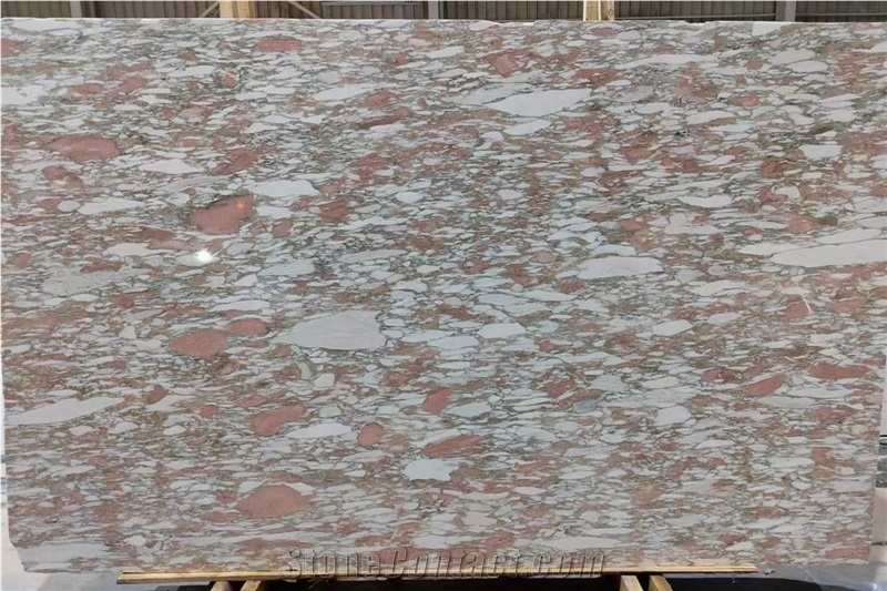 Rosa Norvegia Pink Marble Slab