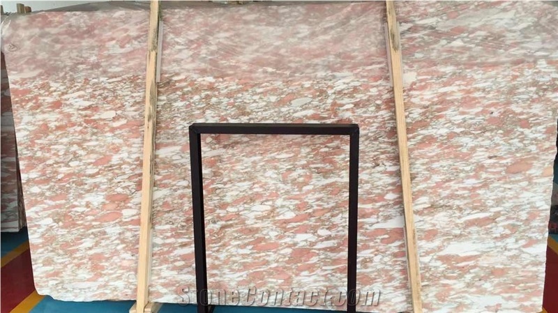 Rosa Norvegia Pink Marble Slab
