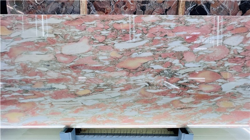 Rosa Norvegia Pink Marble Slab