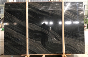 Zebra Black Marble Slab
