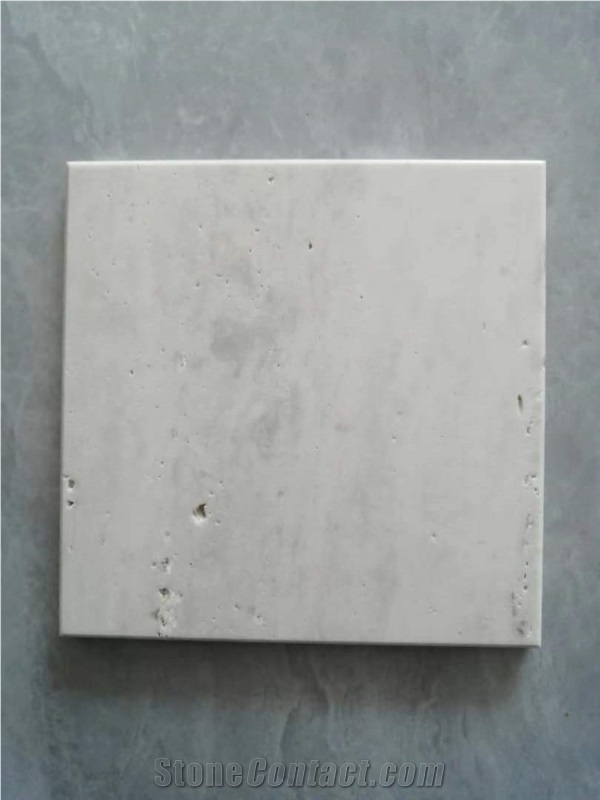 Chinese White Travertine, China White Travertine Blocks