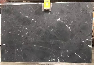 Negresco Quartzite Slab Leathered, Negresco Black Quartzite
