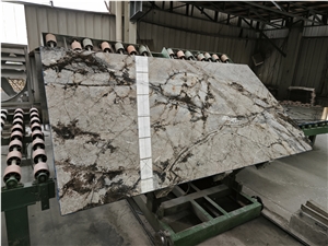 Turkey Astana Silver Grey Marble Slabs Tiles Polished