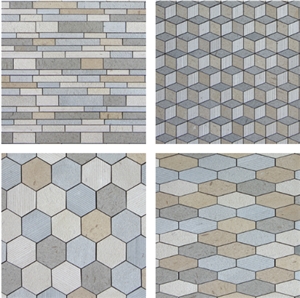 Turkey Beige Moca & Grey Moca Mosaic Tiles 5