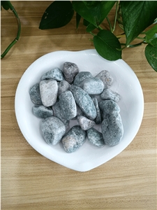 GS-005 Green Color Pebble Rounded Stone