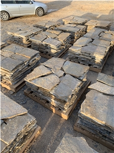 Marron Bronce Quartzite Irregular Flagstone