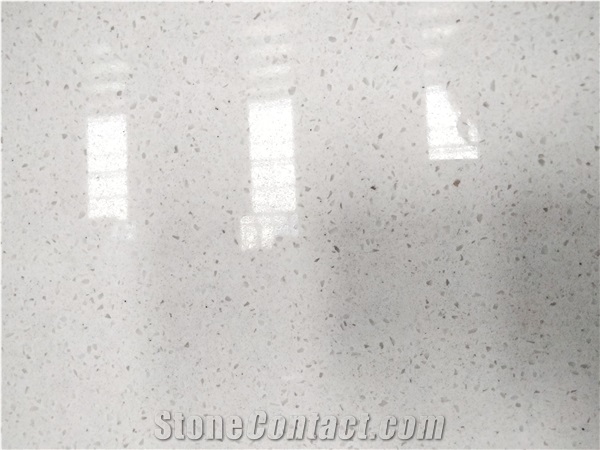LQ-306 Vietnam Artificial Stone Ocean White Quartz