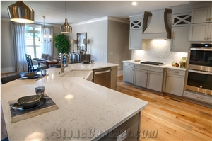 LQ-601 Carrara Quartz Vietnam Engineered Stone Slabs