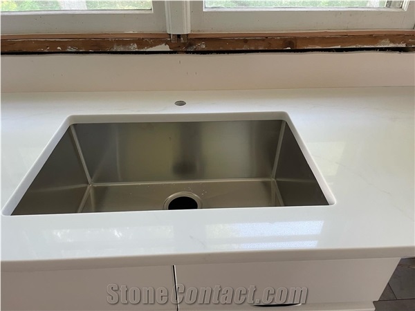 LQ-701 Carrara Quartz Slab Best Price Artificial Stone VN