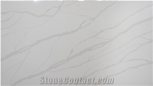 LQ-828 Hot Selling Popular Quartz Slab Vietnam Calacatta