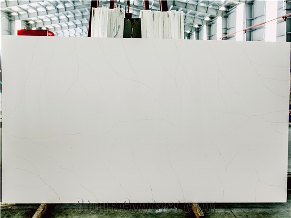 LQ-831 Hot Selling Popular Quartz Slab Vietnam Calacatta