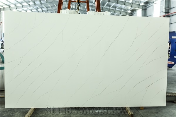 LQ-832  Hot Selling Popular Quartz Slab Vietnam Calacatta