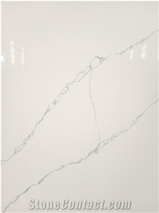 LQ-833 Hot Selling Popular Quartz Slab Vietnam Calacatta