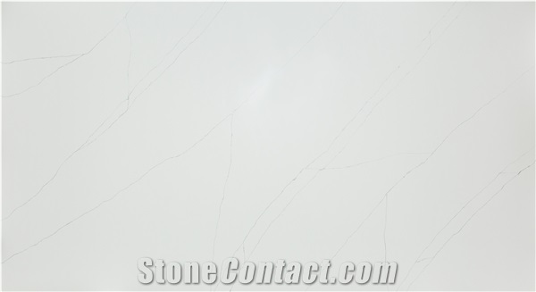 LQ-833 Hot Selling Popular Quartz Slab Vietnam Calacatta