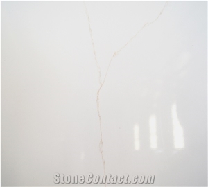 LQ-834 Hot Selling Popular Quartz Slab Vietnam Calacatta