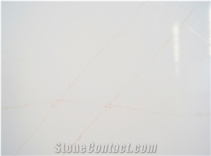 LQ-834 Hot Selling Popular Quartz Slab Vietnam Calacatta
